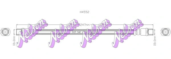 Flexible de frein KAWE H4552