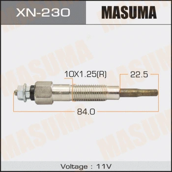 Bougie de préchauffage MASUMA XN-230