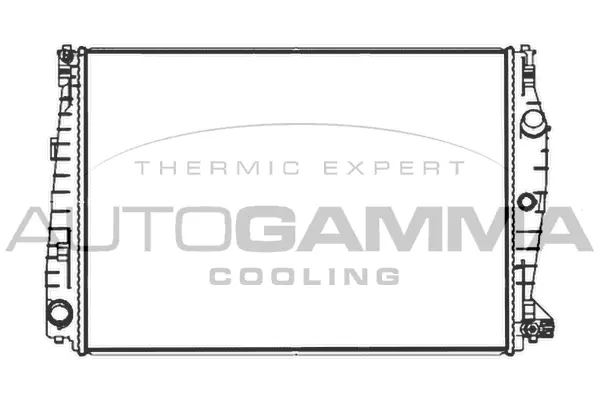 Radiateur, refroidissement du moteur AUTOGAMMA 107503