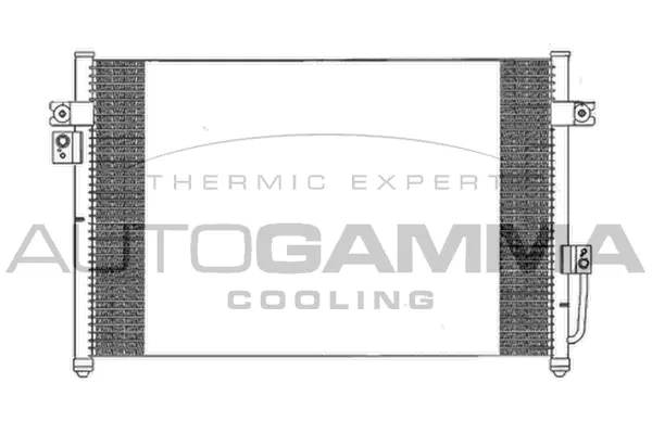 Condenseur, climatisation AUTOGAMMA 104095