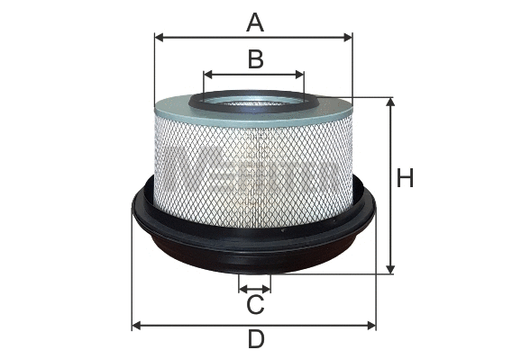 Filtre à air MFILTER A 568