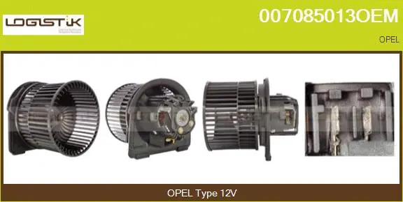 Pulseur d'air habitacle LGK 007085013OEM