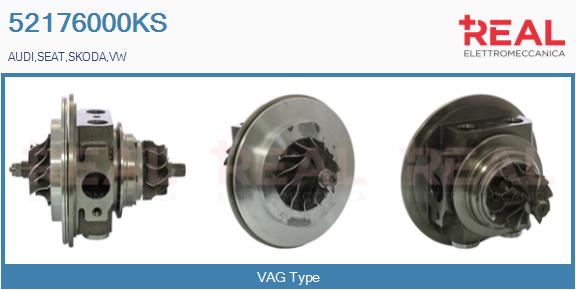 Groupe carter, turbocompresseur REAL 52176000KS