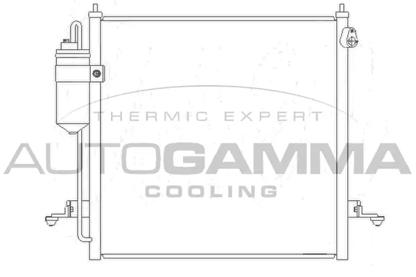 Condenseur, climatisation AUTOGAMMA 105460