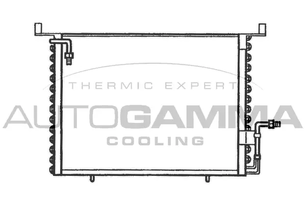 Condenseur, climatisation AUTOGAMMA 101725