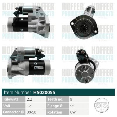Démarreur HOFFER H5020055