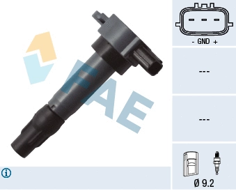 Bobine d'allumage FAE 80339