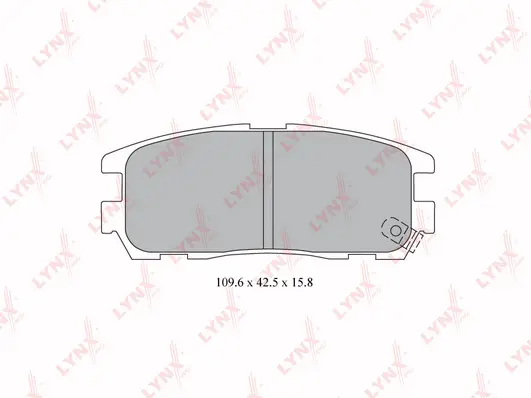 Kit de plaquettes de frein, frein à disque LYNXAUTO BD-3803