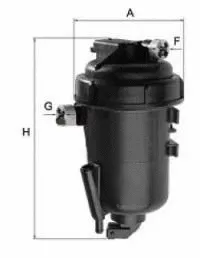 Filtre à carburant UNIFLUX FILTERS XNC100