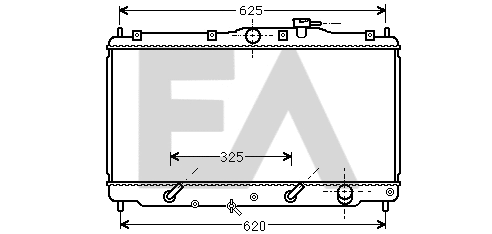 Radiateur, refroidissement du moteur EACLIMA 31R26006