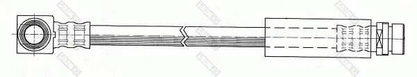 Flexible de frein GIRLING 9004273