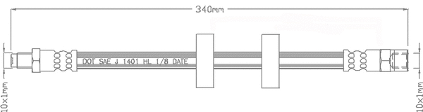 Flexible de frein JURATEK JBH1005