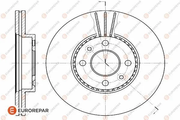 Disque de frein EUROREPAR 1618884880