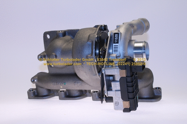 Turbocompresseur, suralimentation SCHLÜTTER TURBOLADER 172-08060MAX