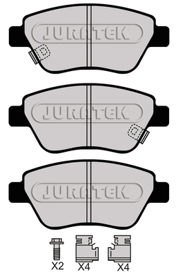 Kit de plaquettes de frein, frein à disque JURATEK JCP4267