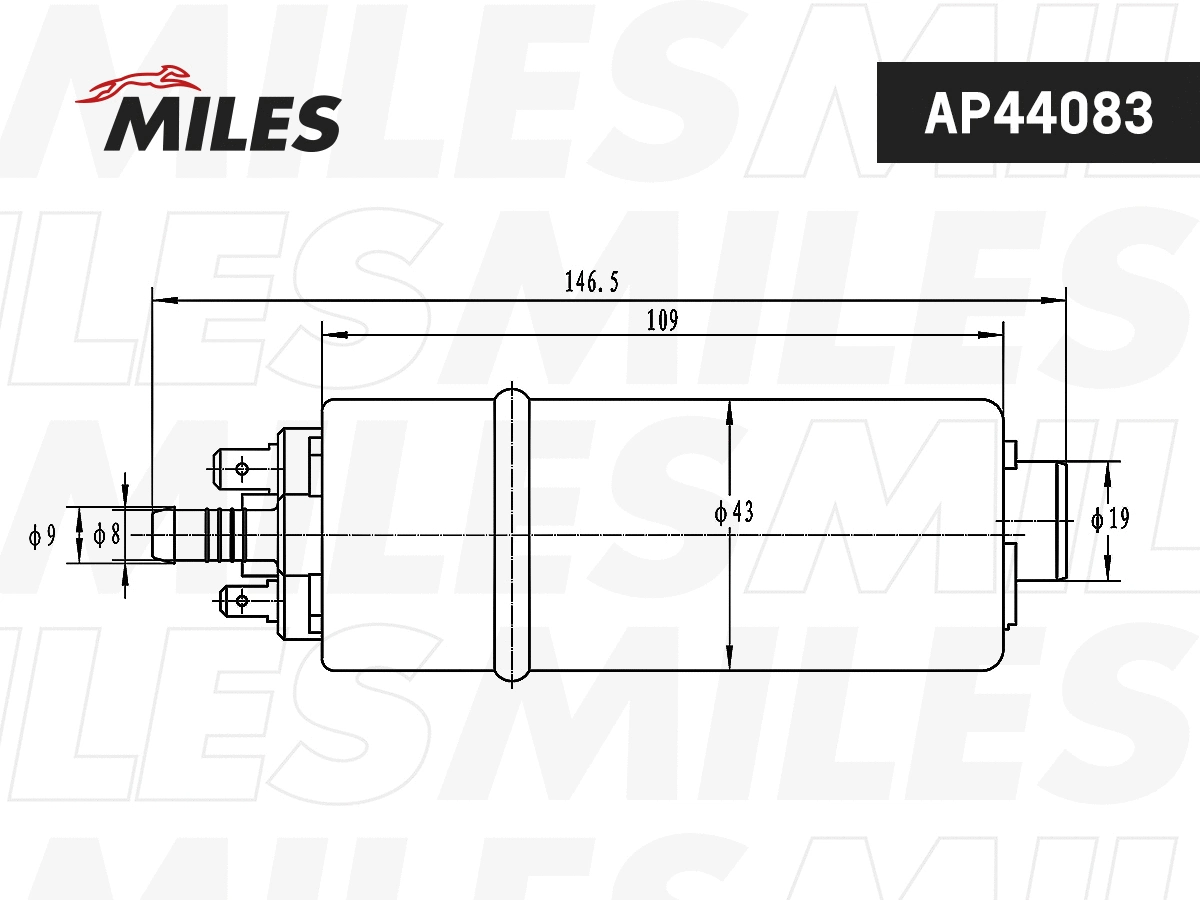 Pompe à carburant MILES AP44083