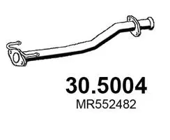 Tuyau d'échappement ASSO 30.5004