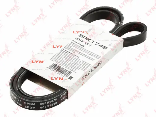 Courroie trapézoïdale à nervures LYNXAUTO 5PK1745