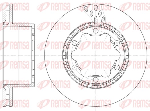 Disque de frein REMSA 61036.10
