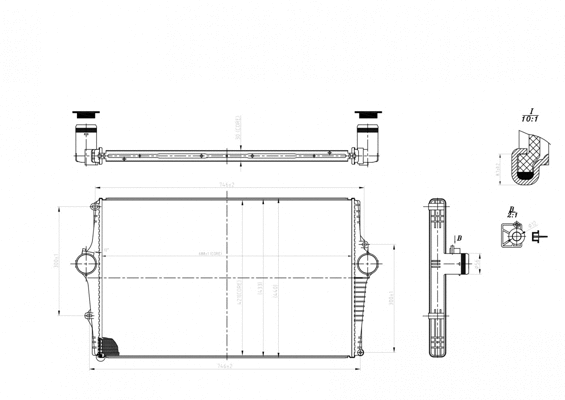 Refroidisseur d'air de suralimentation HART 620 930
