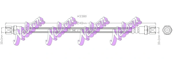 Flexible de frein KAWE H3380