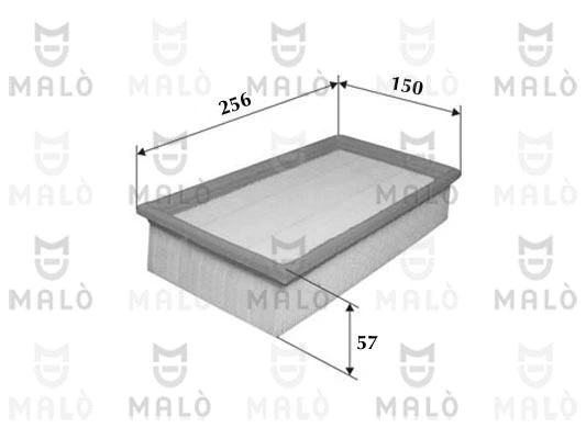 Filtre à air AKRON-MALÒ 1500415