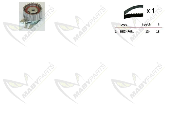 Kit de courroie crantée MABYPARTS OBK010187