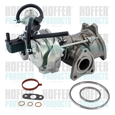 Turbocompresseur, suralimentation HOFFER 6900954