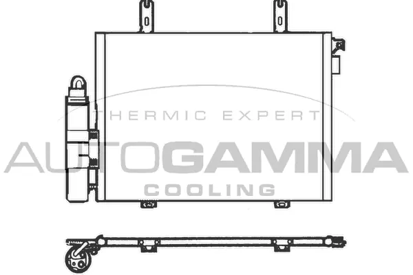 Condenseur, climatisation AUTOGAMMA 102562