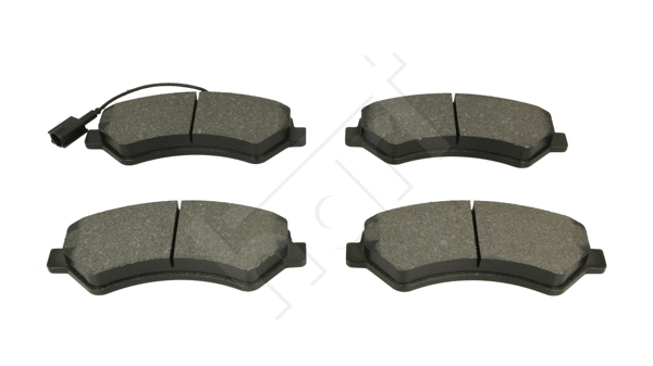Kit de plaquettes de frein, frein à disque HART 261 603