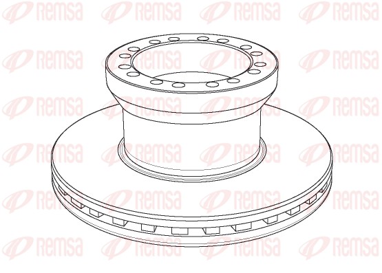 Disque de frein REMSA NCA1155.20