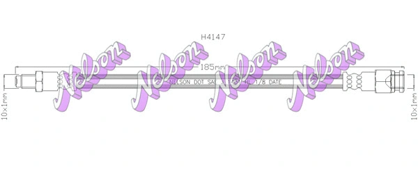 Flexible de frein KAWE H4147
