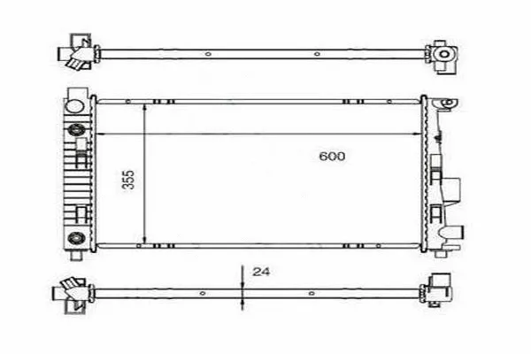Radiateur, refroidissement du moteur ORDONEZ 2060318