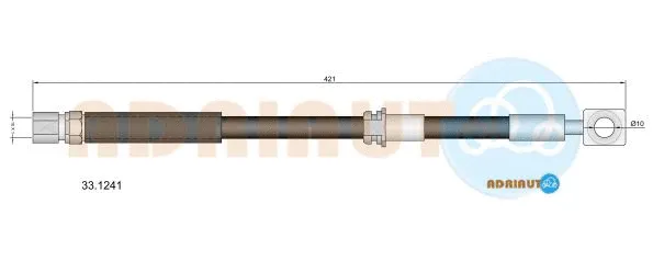 Flexible de frein ADRIAUTO 33.1241