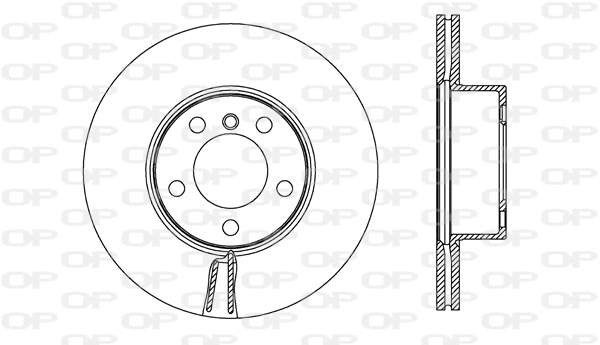 Disque de frein OPEN PARTS BDR2719.20