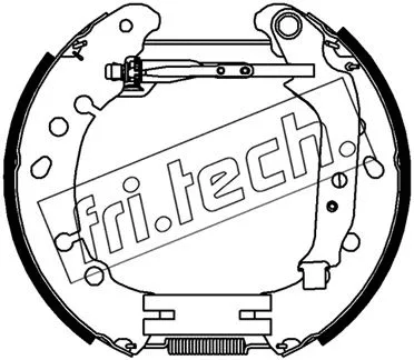 Jeu de mâchoires de frein fri.tech. 16489
