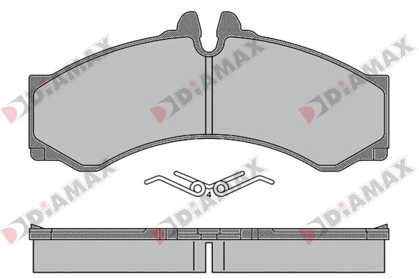 Kit de plaquettes de frein, frein à disque DIAMAX N09475