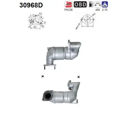 Catalyseur AS 30968D