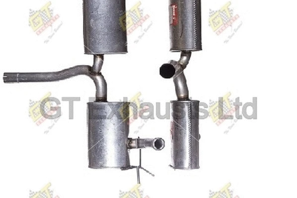 Silencieux central GT Exhausts GRN621