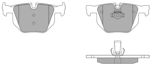 Kit de plaquettes de frein, frein à disque FREMAX FBP-1389