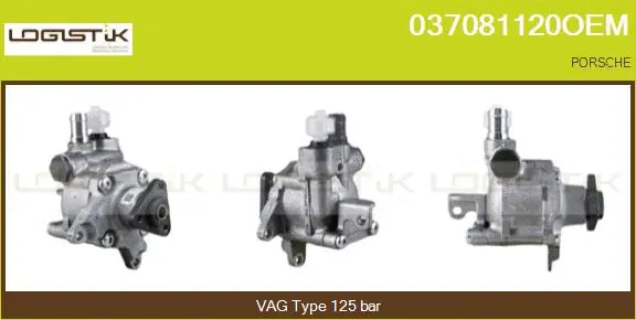 Pompe hydraulique, direction LGK 037081120OEM
