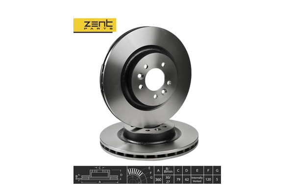 Disque de frein ZentParts Z06119