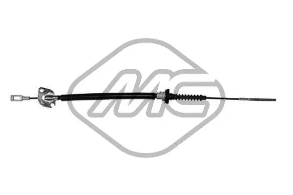 Tirette à câble, commande d'embrayage Metalcaucho 80315