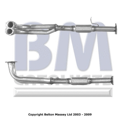 Tuyau d'échappement BM CATALYSTS BM70046