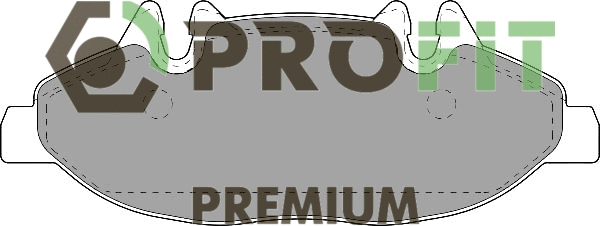 Kit de plaquettes de frein, frein à disque PROFIT 5005-1493