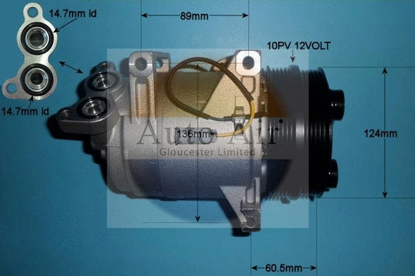 Compresseur, climatisation AUTO AIR GLOUCESTER 14-1000P