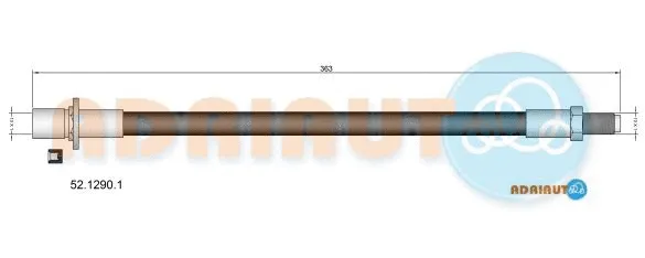 Flexible de frein ADRIAUTO 52.1290.1
