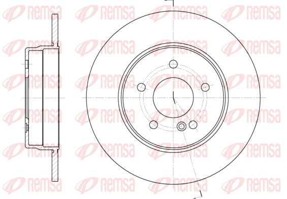 Disque de frein REMSA 6555.00