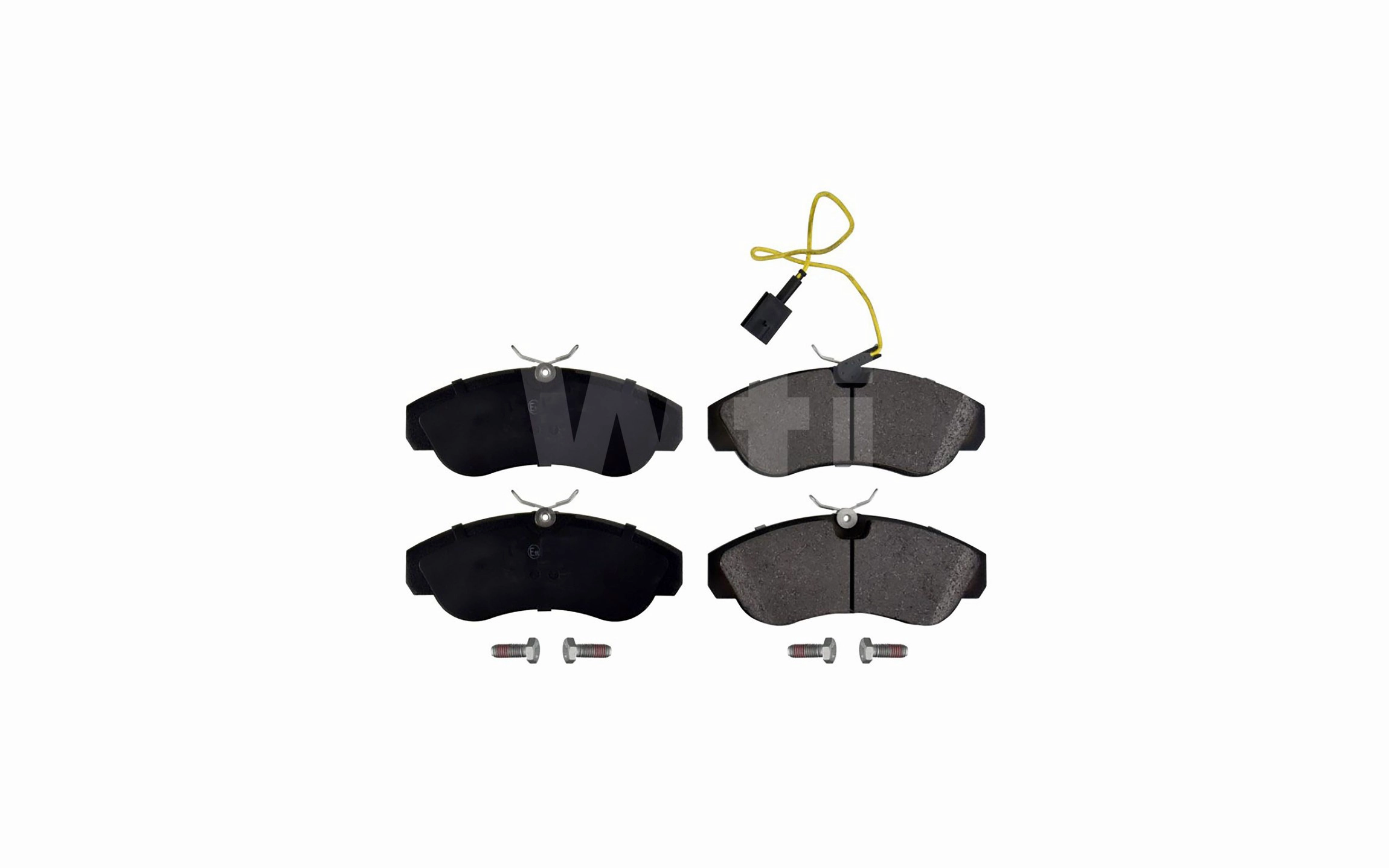 Kit de plaquettes de frein, frein à disque Wti Automotive K711028
