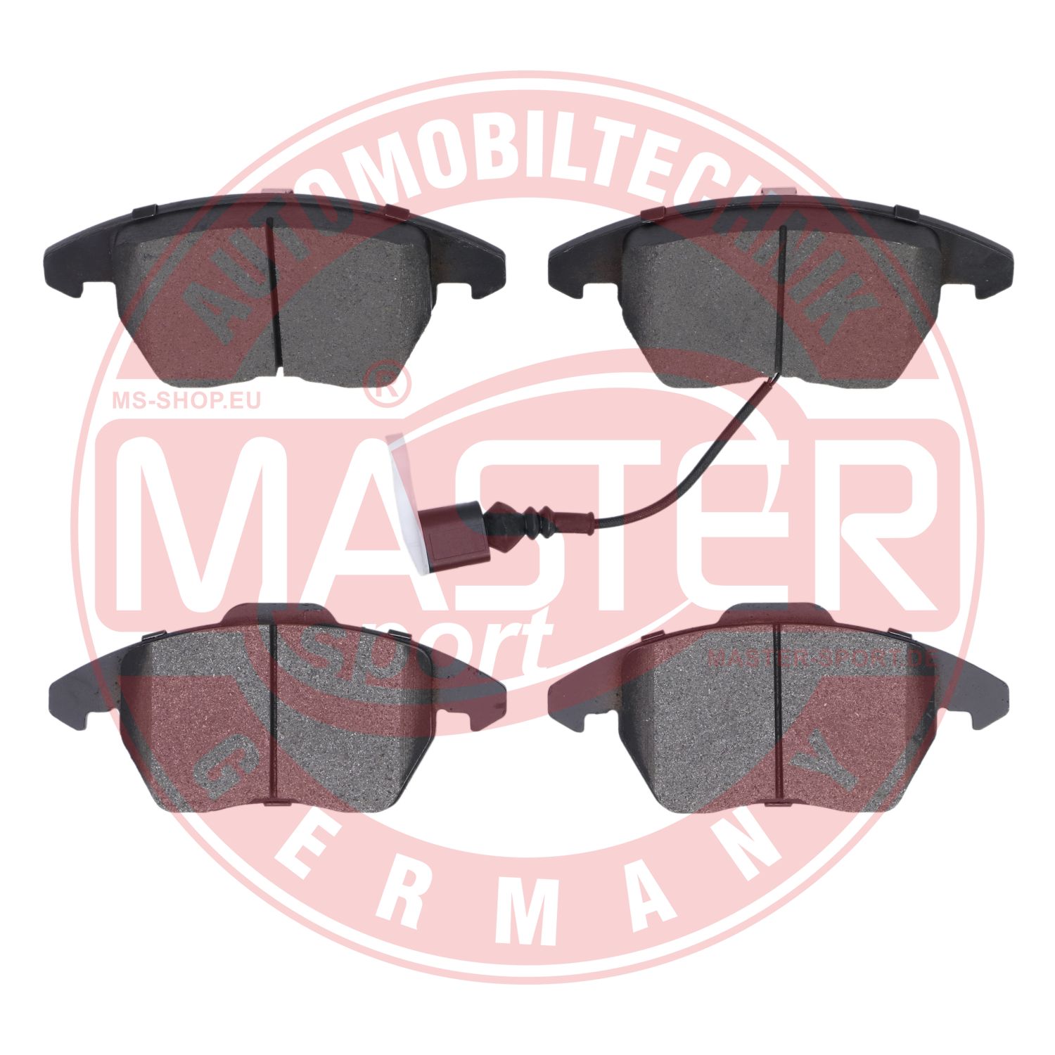 Kit de plaquettes de frein, frein à disque MASTER-SPORT GERMANY 13046071842T-SET-MS
